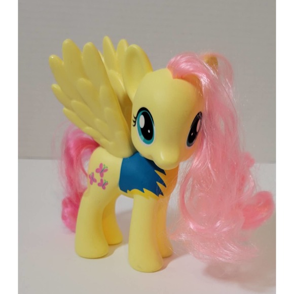 My Little Pony Fluttershy G4 Gen 4 2010 6" Brushable C029A MLP Pink Yellow - Picture 10 of 10